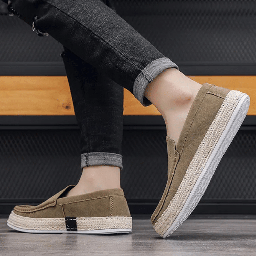 Leather Moccasins for Men Nantes Valmont