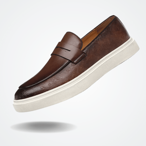 Leather Moccasin Slip-On for Men by Valmont